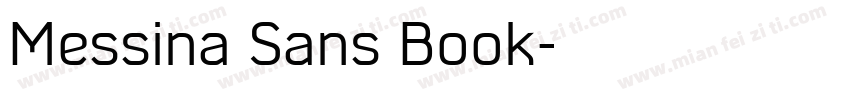 Messina Sans Book字体转换